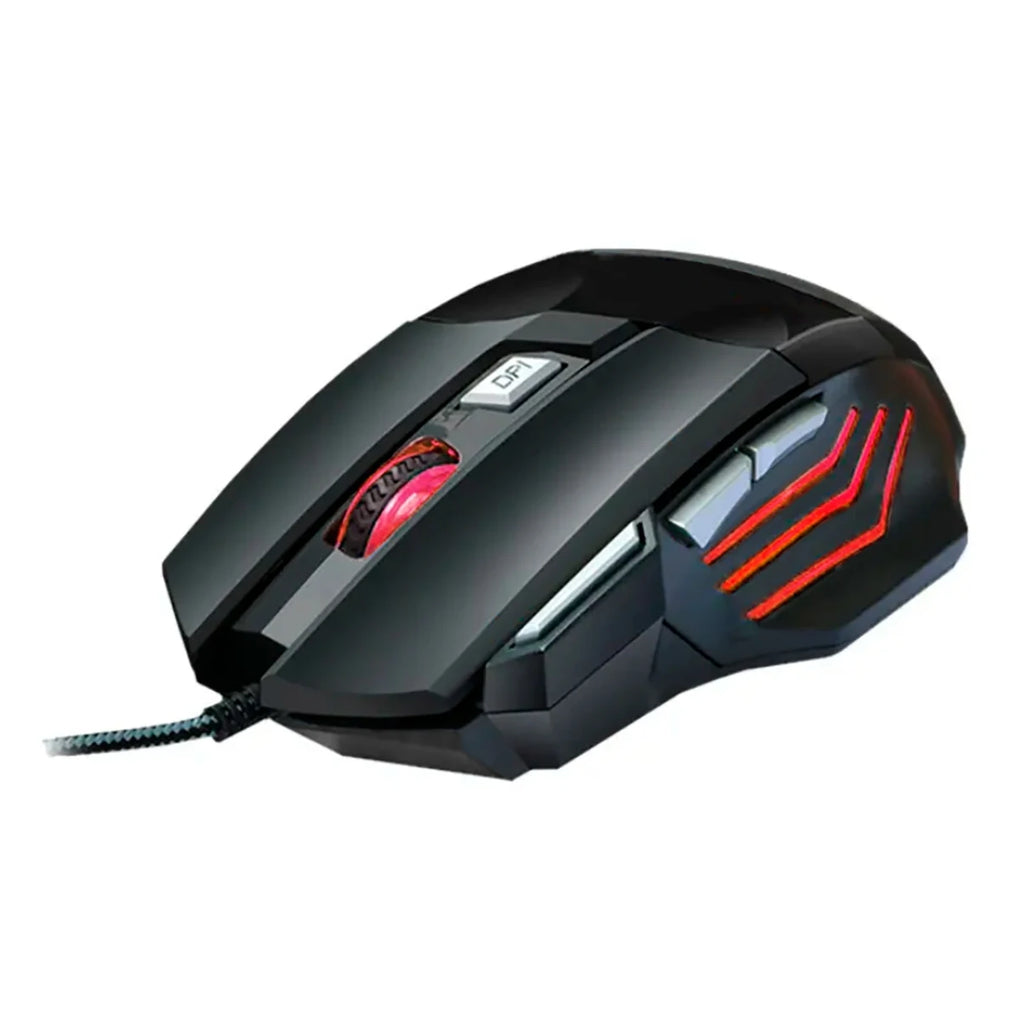 Mouse Gamer  3.200 Dpi Óptico Com Led Rgb