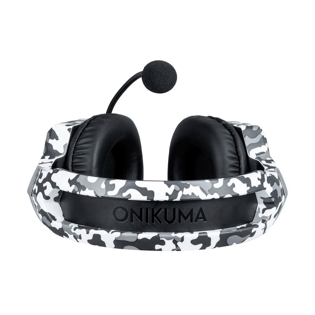 Headset Gamer Profissional Onikuma K8 Camuflado Branco