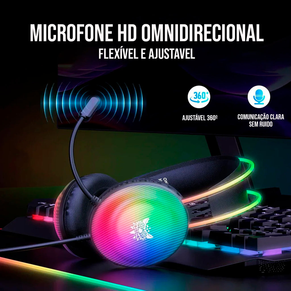 Headset Gamer Profissional Onikuma X29 Preto