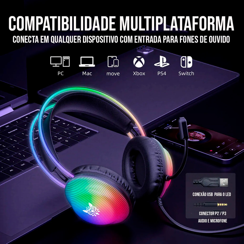 Headset Gamer Profissional Onikuma X29 Preto