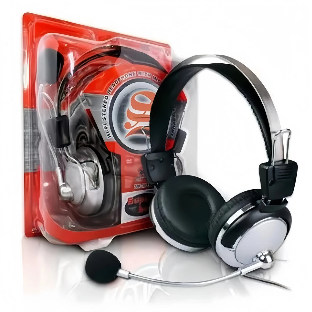 Fone de Ouvido Gamer, Headset com Fio de 3.5mm para PC, Laptop, Console e Celular