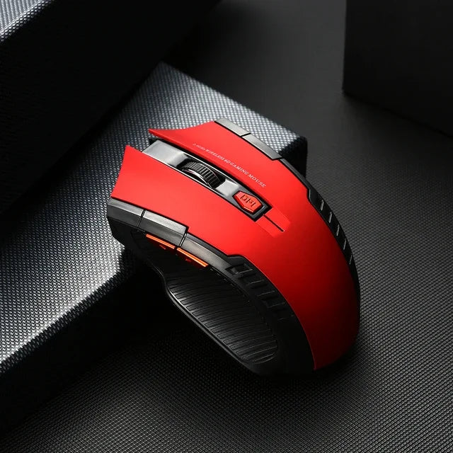 Mouse Óptico Sem Fio 2.4GHz com Receptor USB e 6 Botões