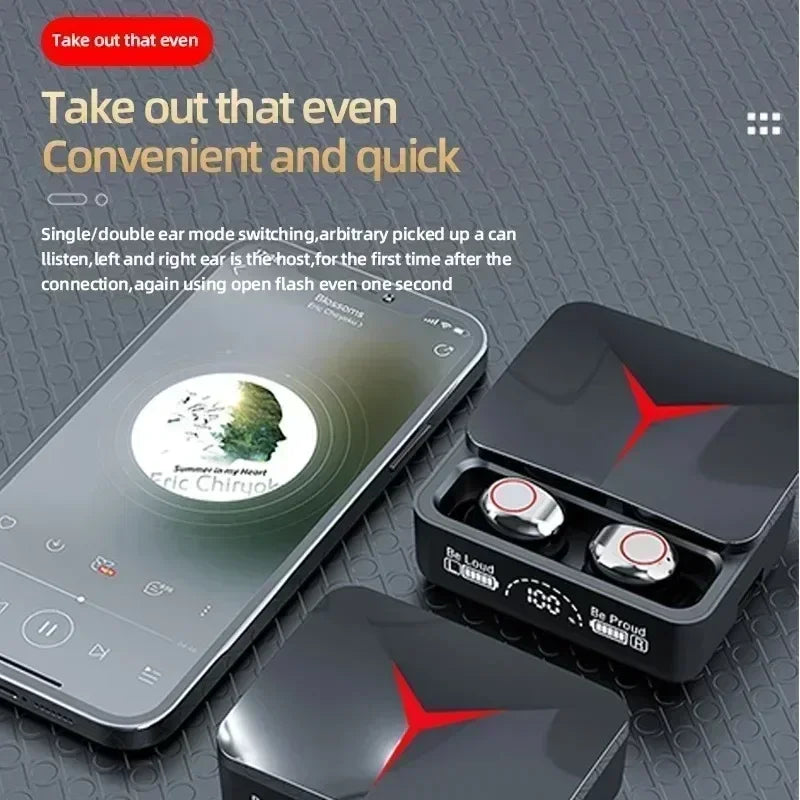 M90 fones de ouvido sem fio tws bluetooth