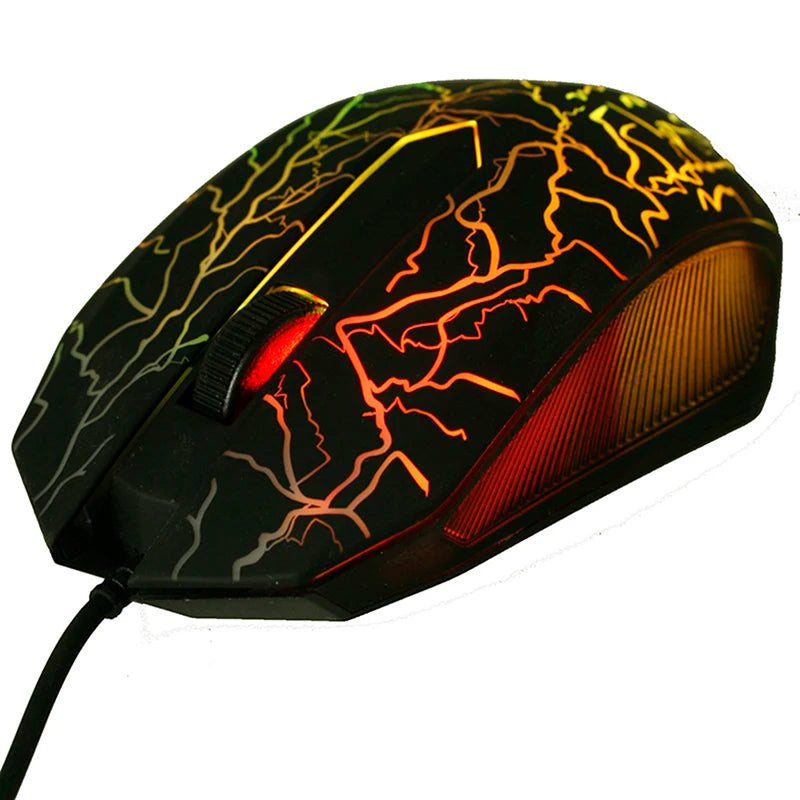3200dpi mouse de computador colorido led profissional mouse gaming ultra-preciso