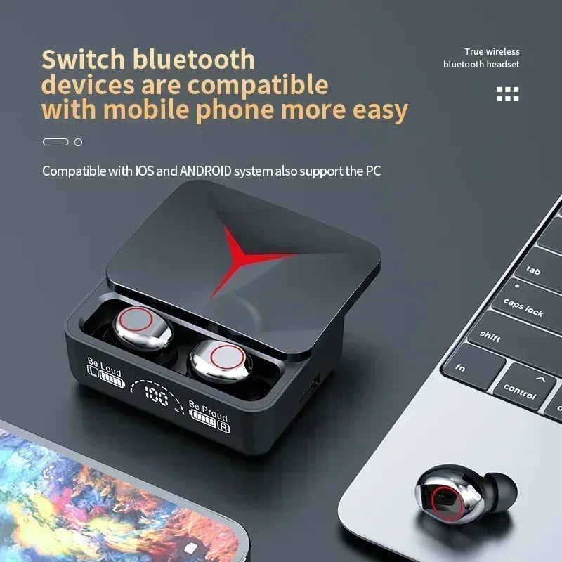 M90 fones de ouvido sem fio tws bluetooth