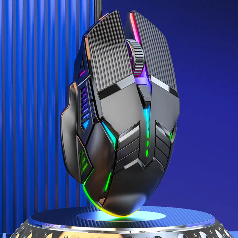 Mouse Gamer, 6 botões LED, Mouse silencioso para PC, Laptop, 3200DPI